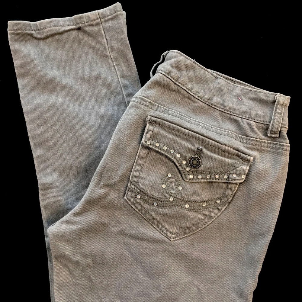 Rue 21 Gray Straight Leg Jeans - Picture 4 of 6